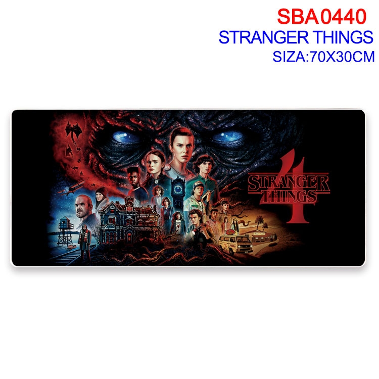 Stranger Things Anime peripheral edge lock mouse pad 70X30cm SBA-440