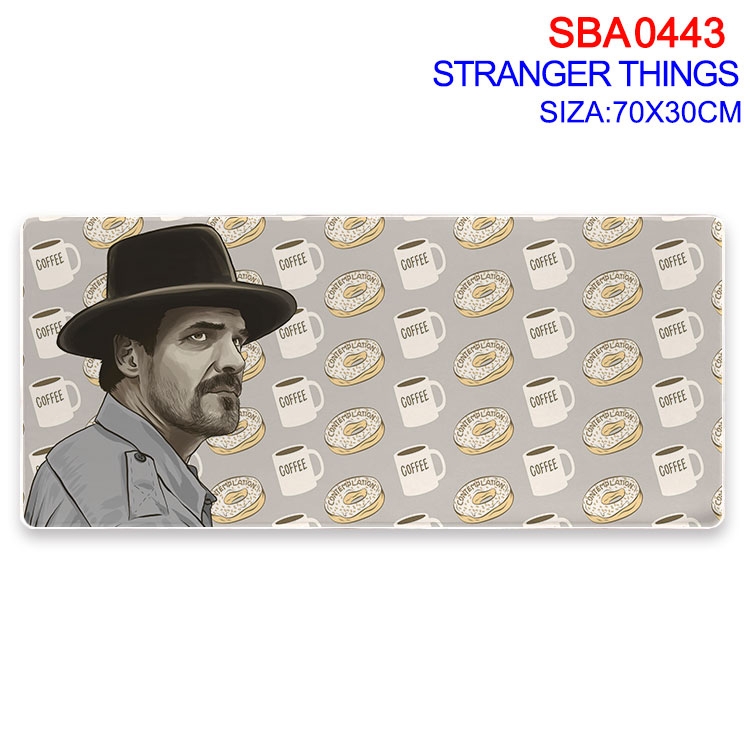 Stranger Things Anime peripheral edge lock mouse pad 70X30cm SBA-443