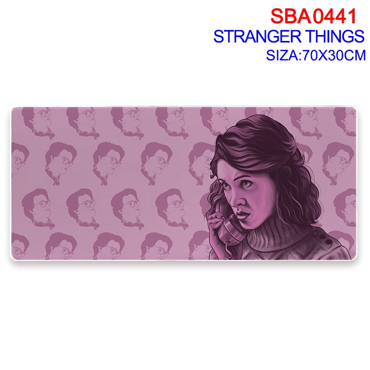 Stranger Things Anime peripheral edge lock mouse pad 70X30cm  SBA-441