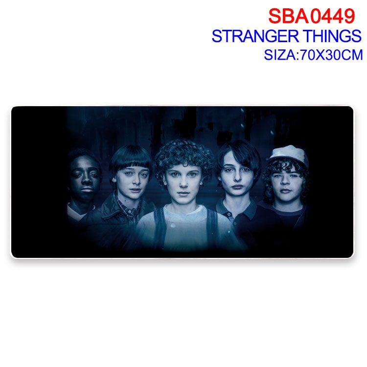 Stranger Things Anime peripheral edge lock mouse pad 70X30cm  SBA-449