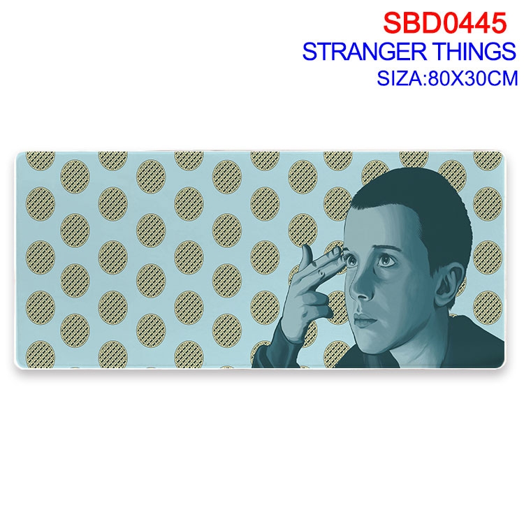 Stranger Things Anime peripheral edge lock mouse pad 80X30cm  SBD-445