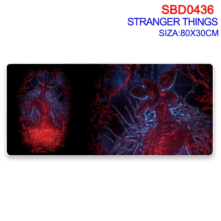 Stranger Things Anime peripheral edge lock mouse pad 80X30cm SBD-436