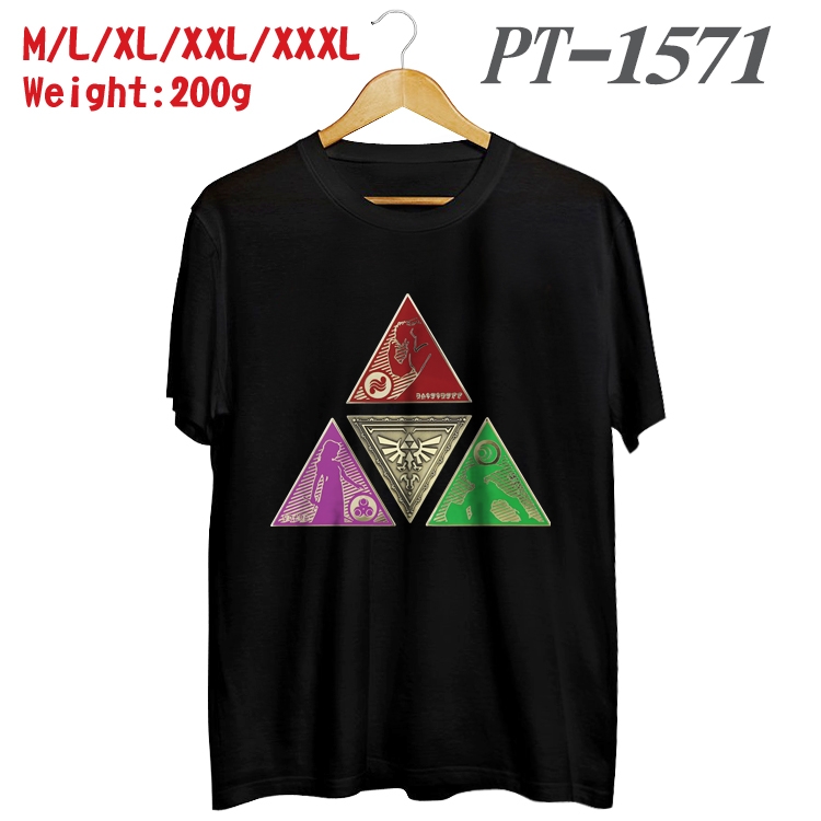 The Legend of Zelda Anime Cotton Color Book Print Short Sleeve T-Shirt from M to 3XL PT1571