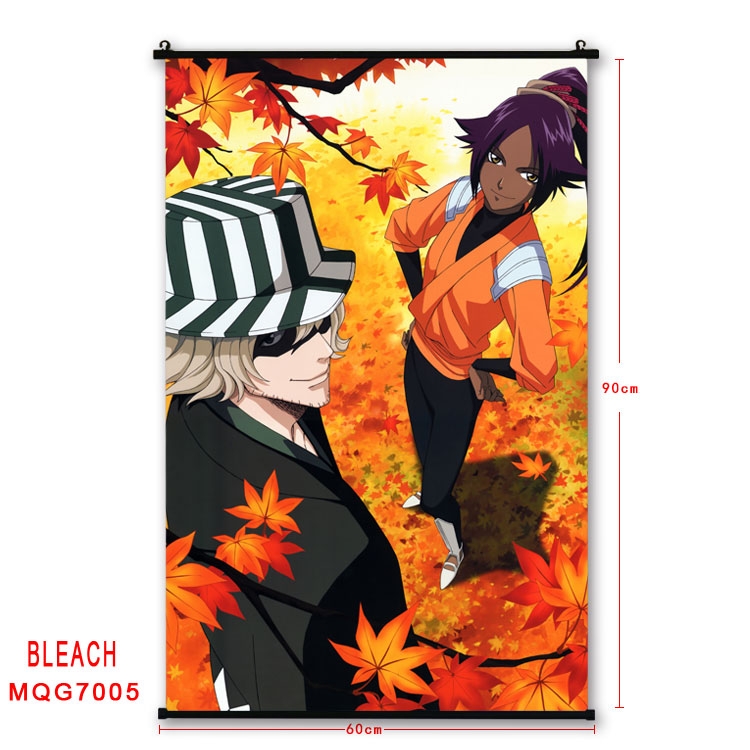 Bleach Anime black Plastic rod Cloth painting Wall Scroll 60X90CM  MQG-7005