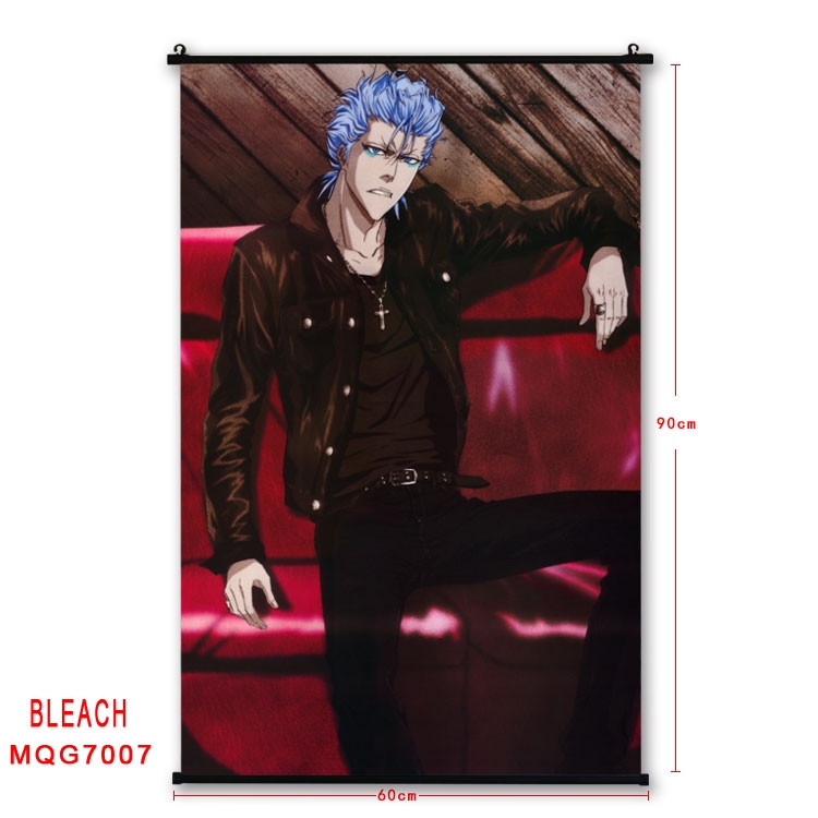 Bleach Anime black Plastic rod Cloth painting Wall Scroll 60X90CM  MQG-7007