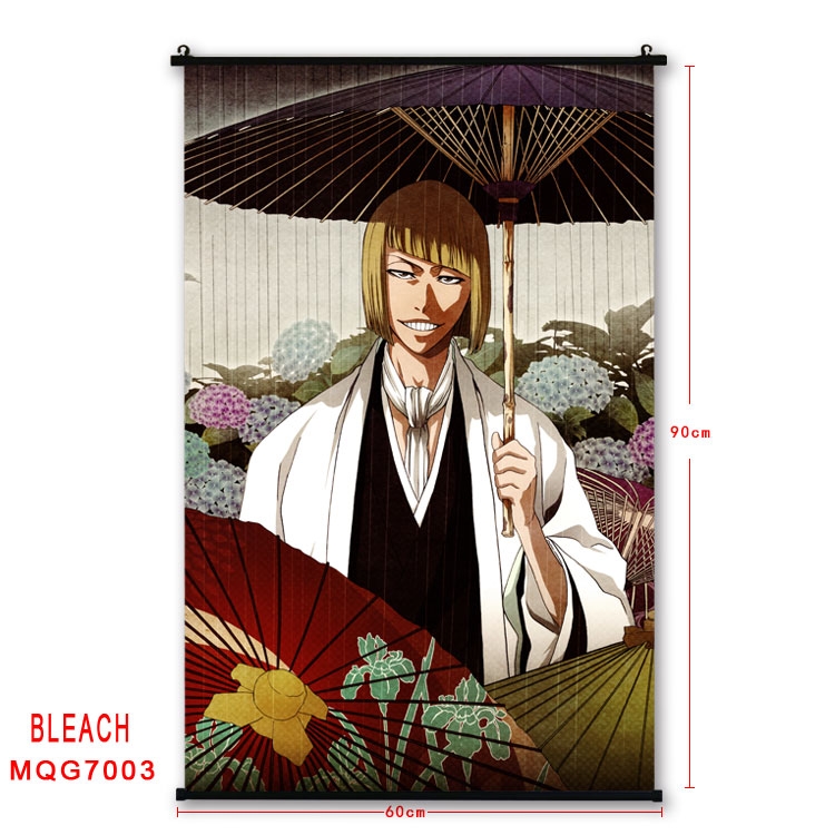 Bleach Anime black Plastic rod Cloth painting Wall Scroll 60X90CM  MQG-7003