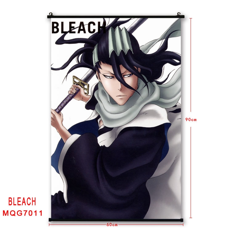 Bleach Anime black Plastic rod Cloth painting Wall Scroll 60X90CM  MQG-7011