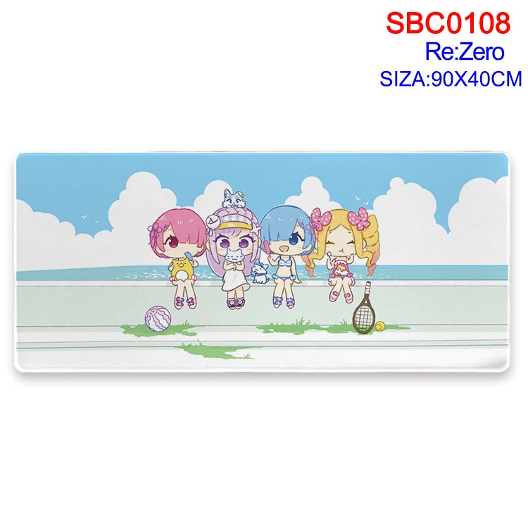 Re:Zero kara Hajimeru Isekai Seikatsu Anime peripheral edge lock mouse pad 40X90X0.3CM SBC-108