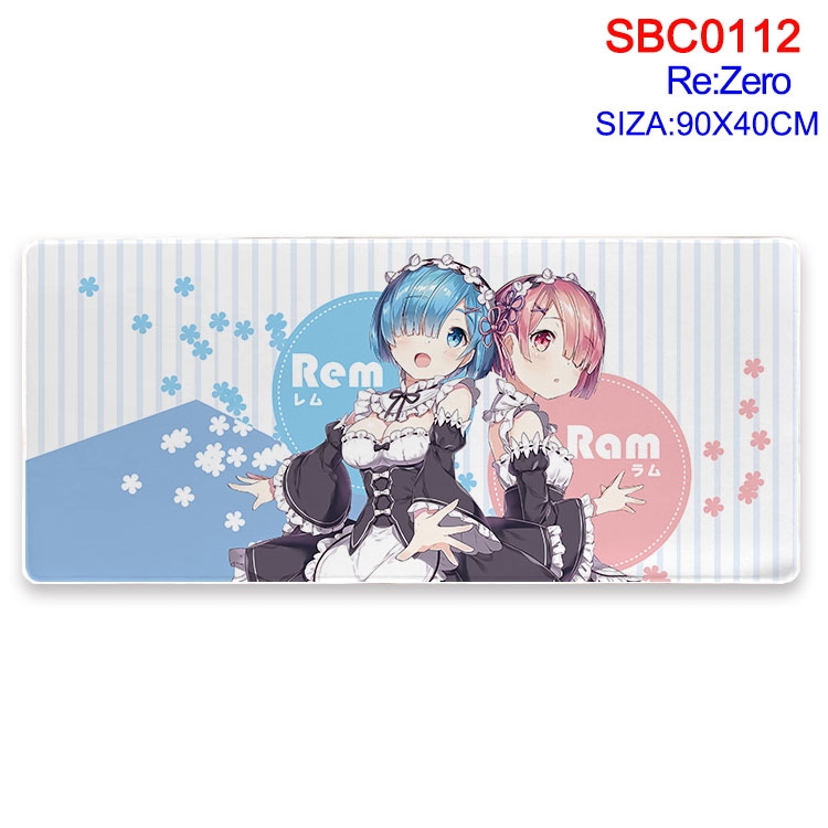 Re:Zero kara Hajimeru Isekai Seikatsu Anime peripheral edge lock mouse pad 40X90X0.3CM SBC-112