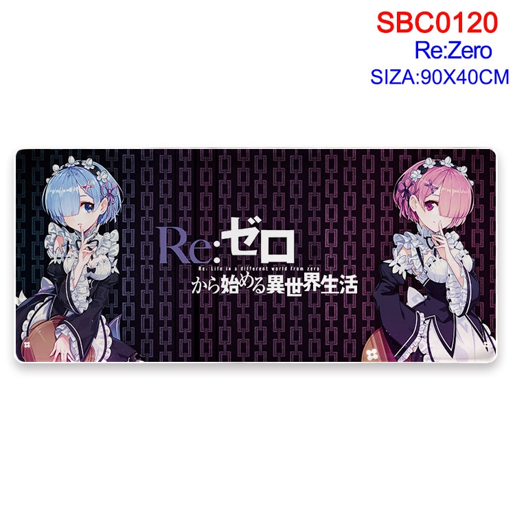Re:Zero kara Hajimeru Isekai Seikatsu Anime peripheral edge lock mouse pad 40X90X0.3CM SBC-120