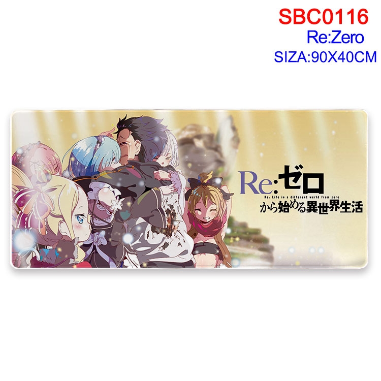 Re:Zero kara Hajimeru Isekai Seikatsu Anime peripheral edge lock mouse pad 40X90X0.3CM SBC-116