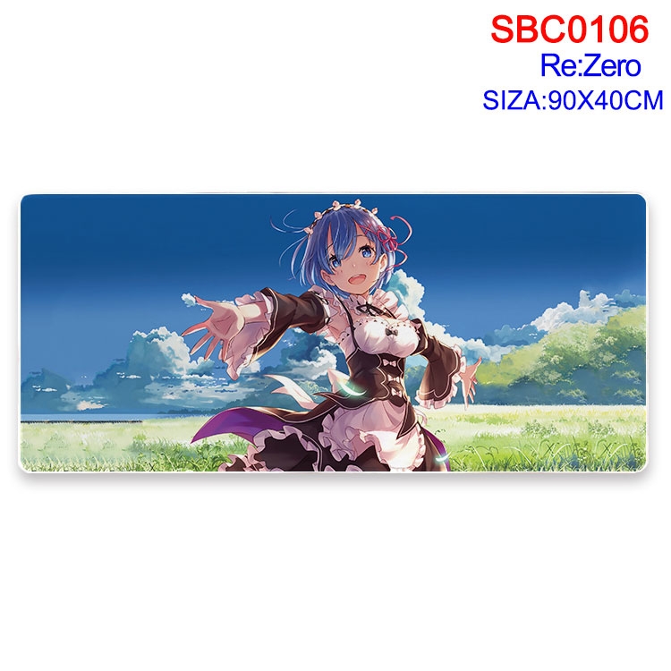 Re:Zero kara Hajimeru Isekai Seikatsu Anime peripheral edge lock mouse pad 40X90X0.3CM SBC-106