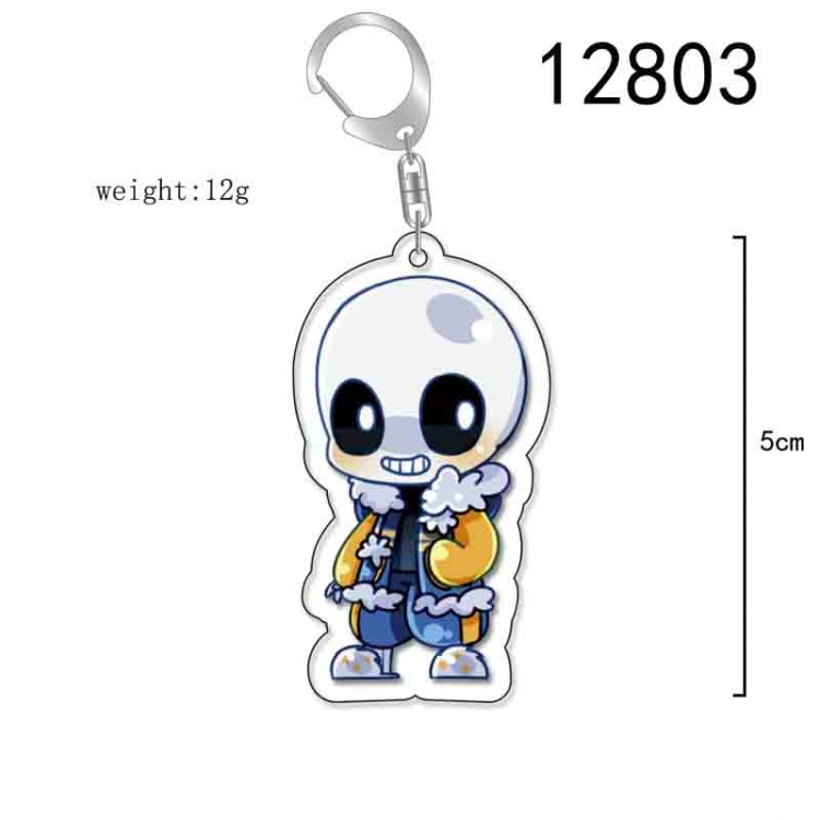 Undertale Anime Acrylic Keychain Charm price for 5 pcs 12803