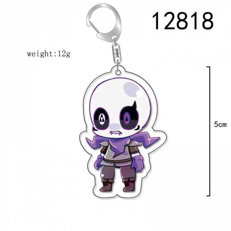 Undertale Anime Acrylic Keychain Charm price for 5 pcs 12818