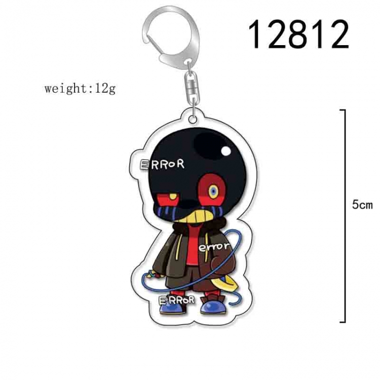 Undertale Anime Acrylic Keychain Charm price for 5 pcs 12812