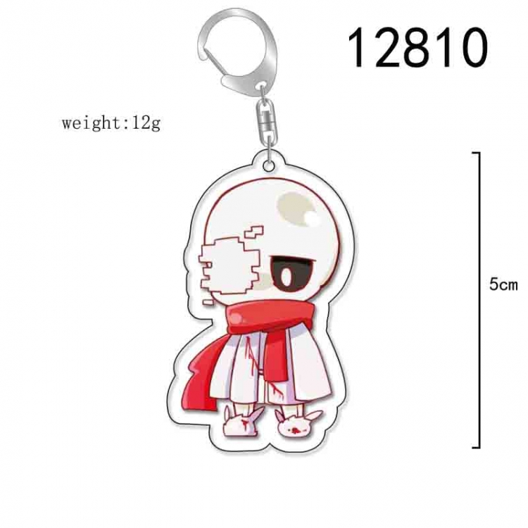 Undertale Anime Acrylic Keychain Charm price for 5 pcs 12810