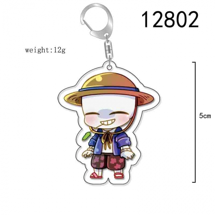 Undertale Anime Acrylic Keychain Charm price for 5 pcs 12802