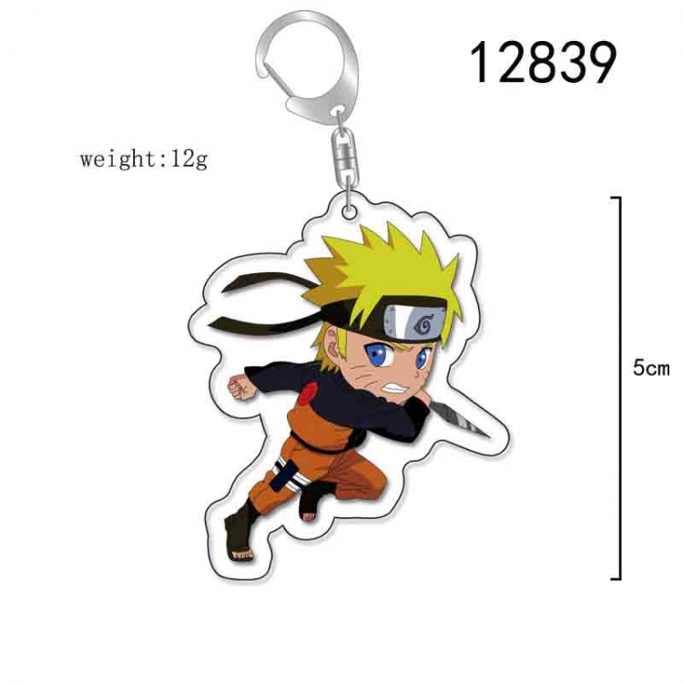 Naruto Anime Acrylic Keychain Charm price for 5 pcs 12839
