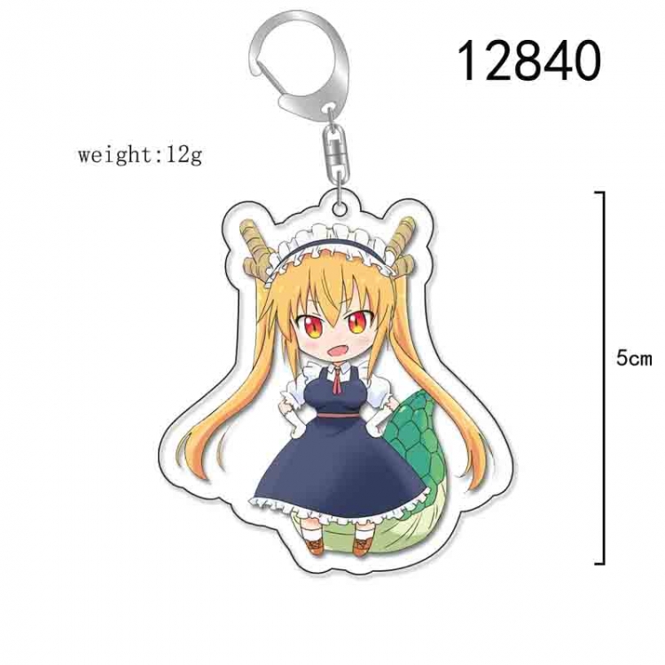 Miss Kobayashis Dragon Maid Anime Acrylic Keychain Charm price for 5 pcs 12840