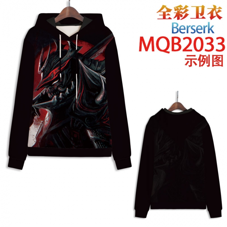Bleach Full color hooded sweatshirt without zipper pocket from XXS to 4XL MQB 2033