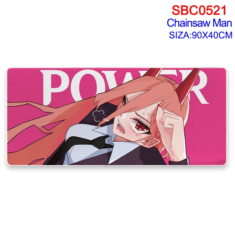 chainsaw man Anime peripheral edge lock mouse pad 40X90CM  SBC-521