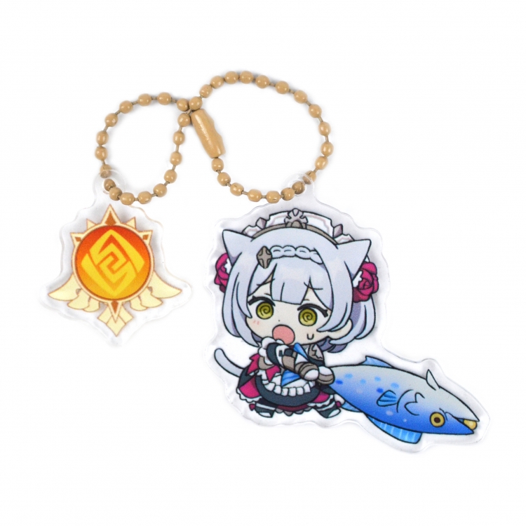 Genshin Impact Bead String Epoxy Acrylic Keychain Pendant price for 5 pcs  8523
