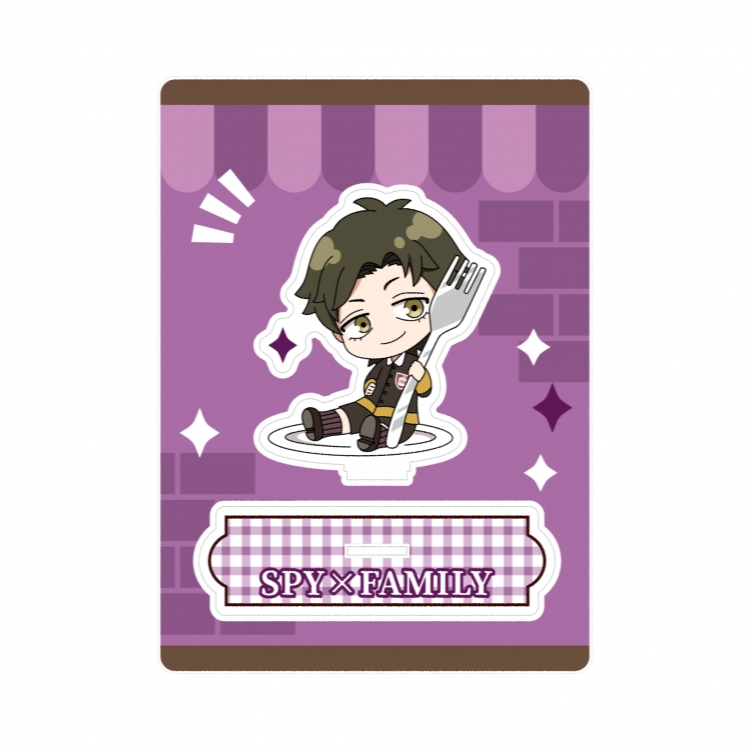 SPY×FAMILY full layout  acrylic hanging Standing Plates Keychain  15X21CM