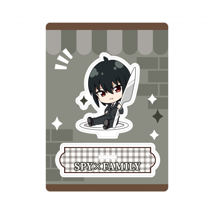 SPY×FAMILY full layout  acrylic hanging Standing Plates Keychain  15X21CM
