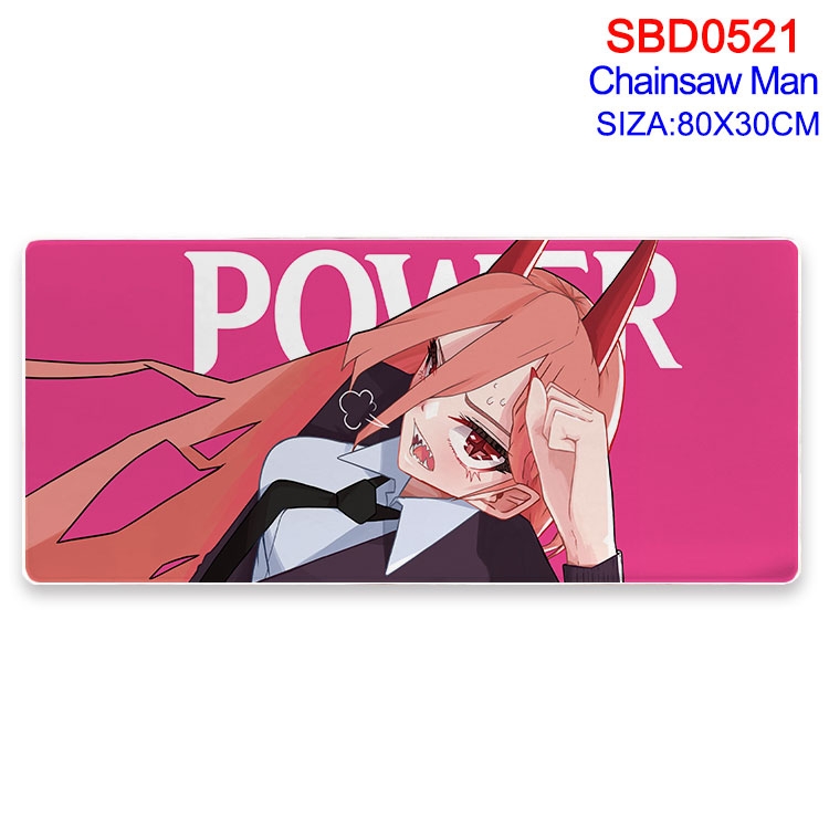 chainsaw man Anime peripheral edge lock mouse pad 80X30cm  SBD-521