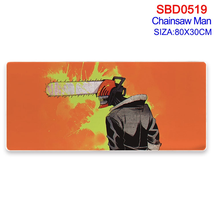 chainsaw man Anime peripheral edge lock mouse pad 80X30cm SBD-519