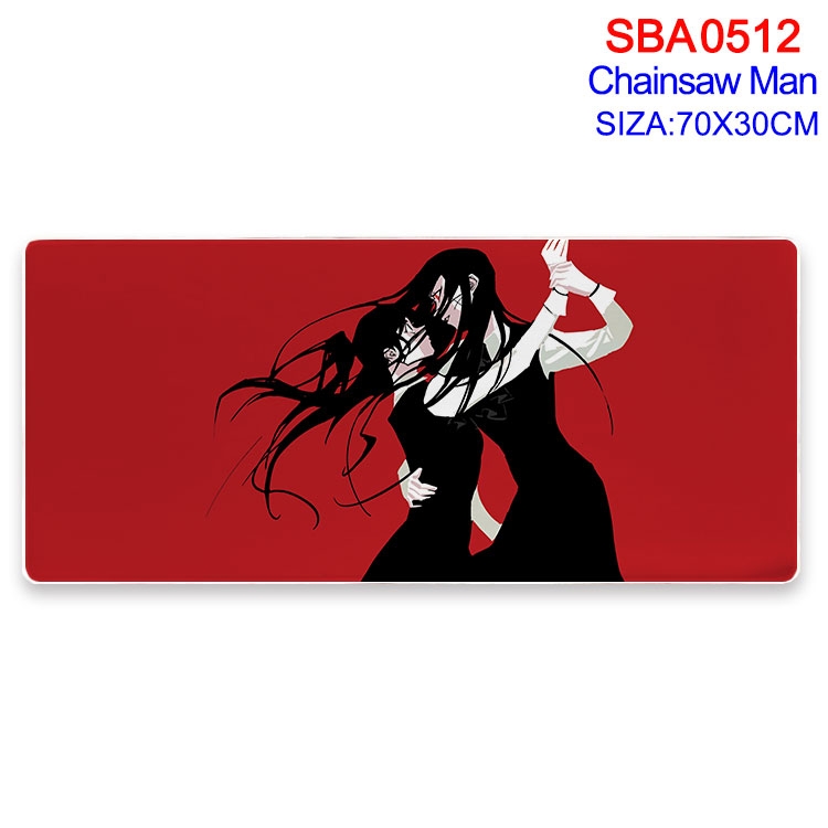 chainsaw man Anime peripheral edge lock mouse pad 70X30cm  SBA-512