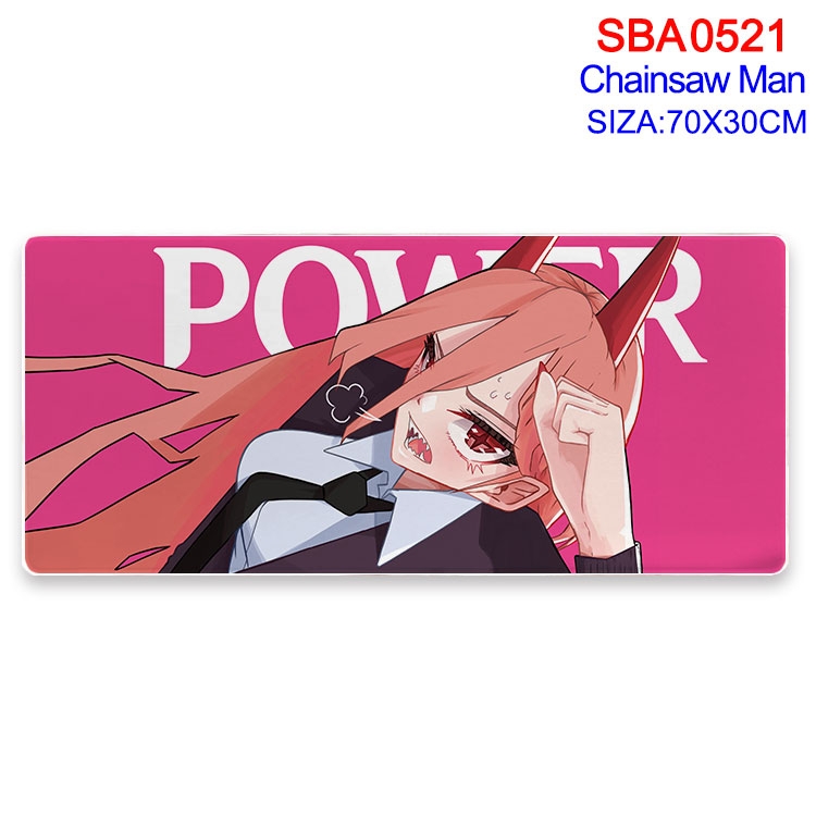 chainsaw man Anime peripheral edge lock mouse pad 70X30cm SBA-521