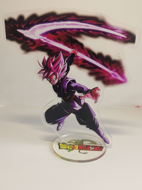 DRAGON BALL Anime Laser Acrylic Humanoid  keychain Standing Plates  724