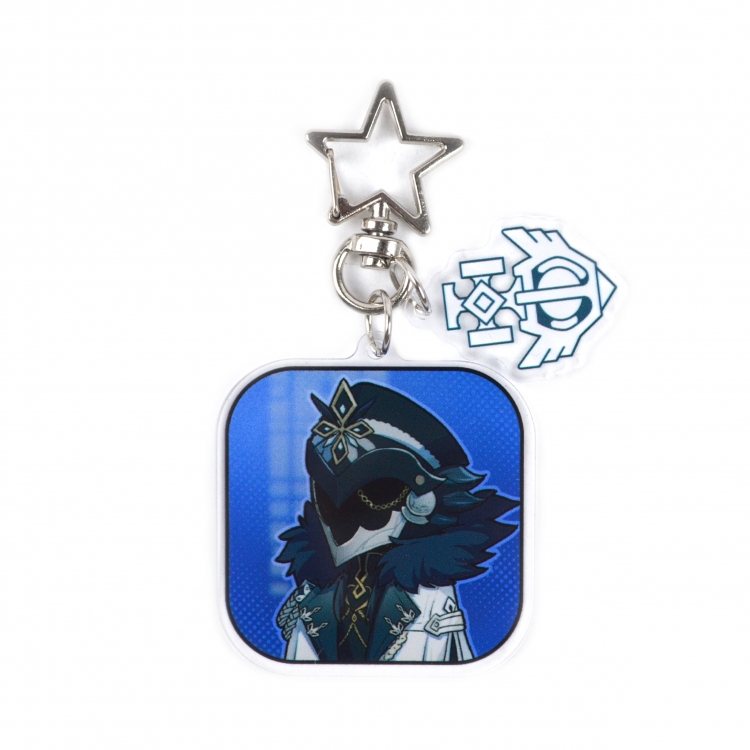 Genshin Impact Epoxy keychain bag pendant jewelry price for 2 pcs  8512