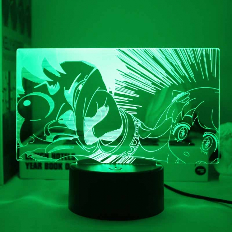 SPY×FAMILY 3D night light USB touch switch colorful acrylic table lamp BLACK BASE 4340
