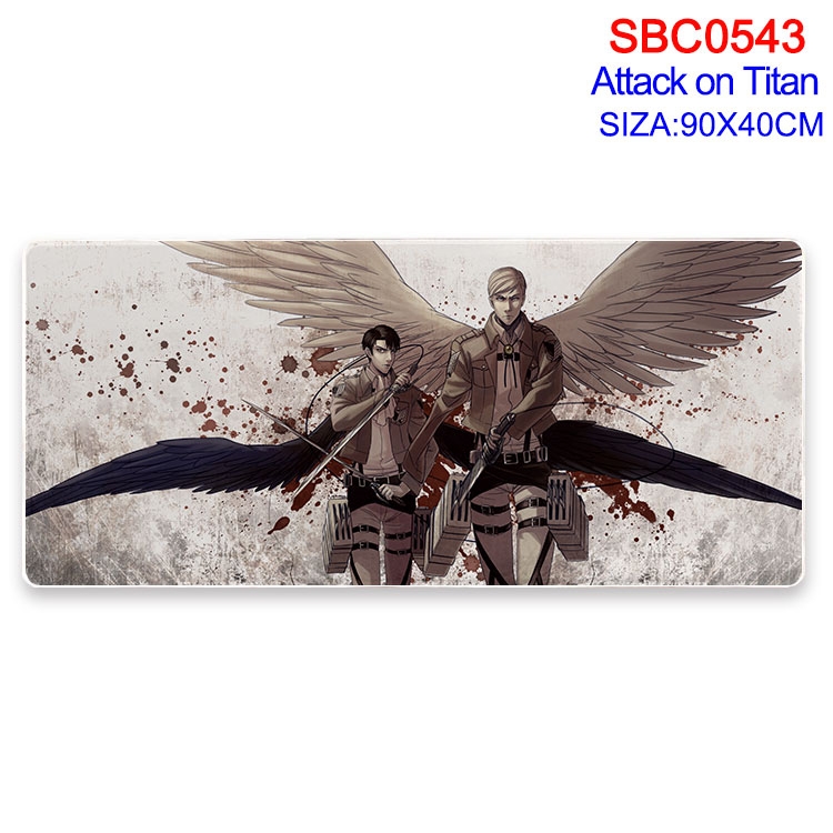 Shingeki no Kyojin Anime peripheral edge lock mouse pad 40X90CM SBC-543