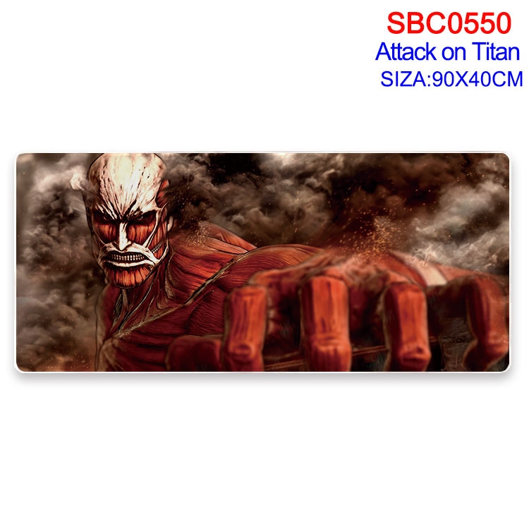 Shingeki no Kyojin Anime peripheral edge lock mouse pad 40X90CM  SBC-550