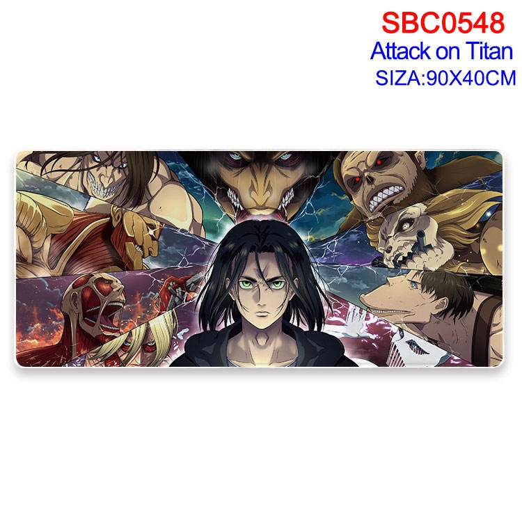 Shingeki no Kyojin Anime peripheral edge lock mouse pad 40X90CM SBC-548