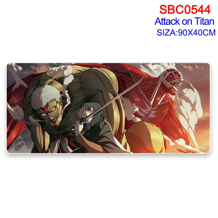 Shingeki no Kyojin Anime peripheral edge lock mouse pad 40X90CM SBC-544