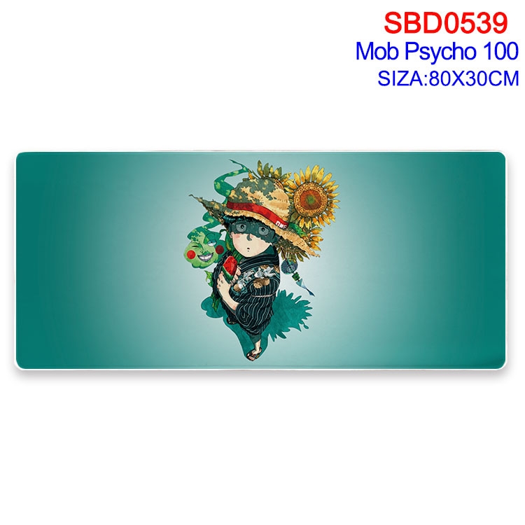 Mob Psycho 100 Anime peripheral edge lock mouse pad 80X30cm  SBD-539