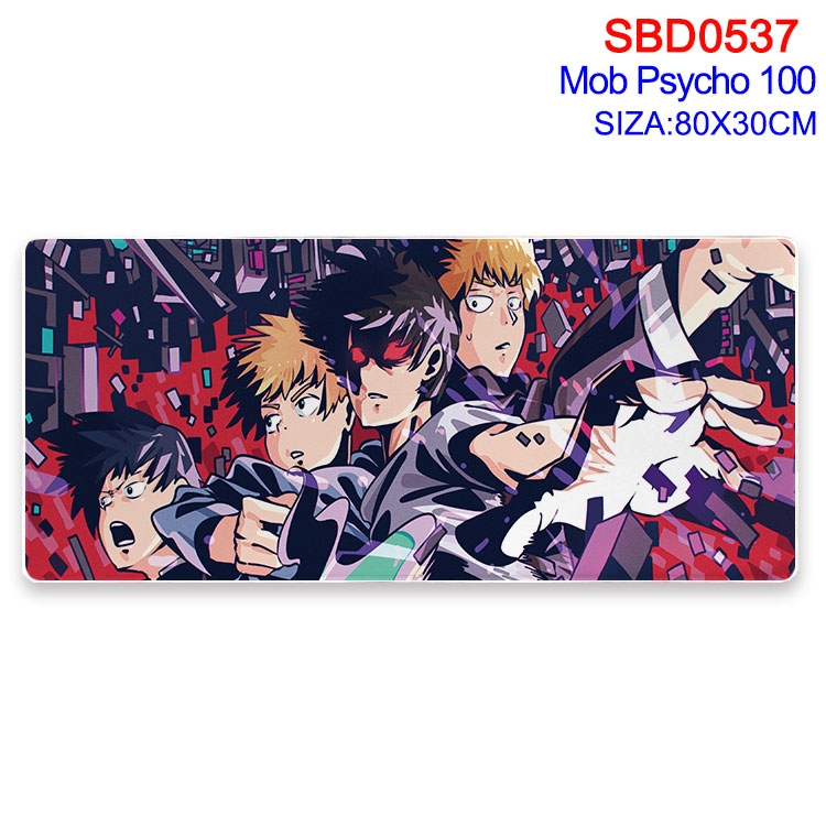 Mob Psycho 100 Anime peripheral edge lock mouse pad 80X30cm SBD-537