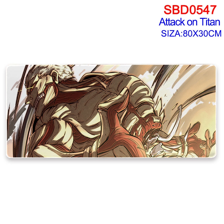 Shingeki no Kyojin Anime peripheral edge lock mouse pad 80X30cm SBD-547