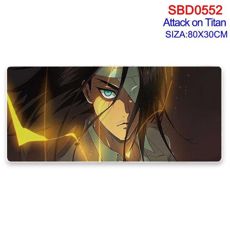 Shingeki no Kyojin Anime peripheral edge lock mouse pad 80X30cm SBD-552