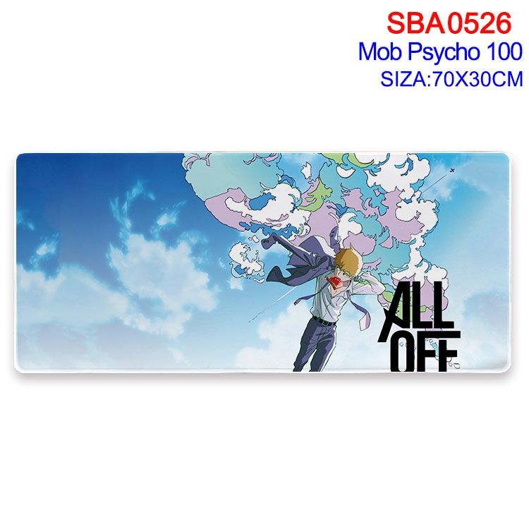 Mob Psycho 100 Anime peripheral edge lock mouse pad 70X30cm SBA-526