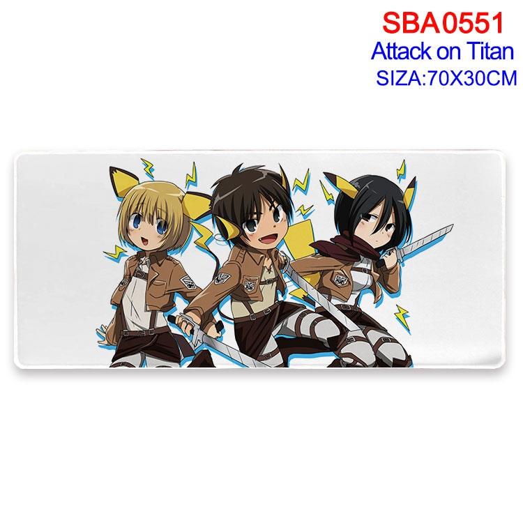 Shingeki no Kyojin Anime peripheral edge lock mouse pad 70X30cm SBA-551