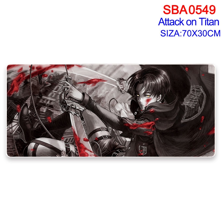 Shingeki no Kyojin Anime peripheral edge lock mouse pad 70X30cm SBA-549