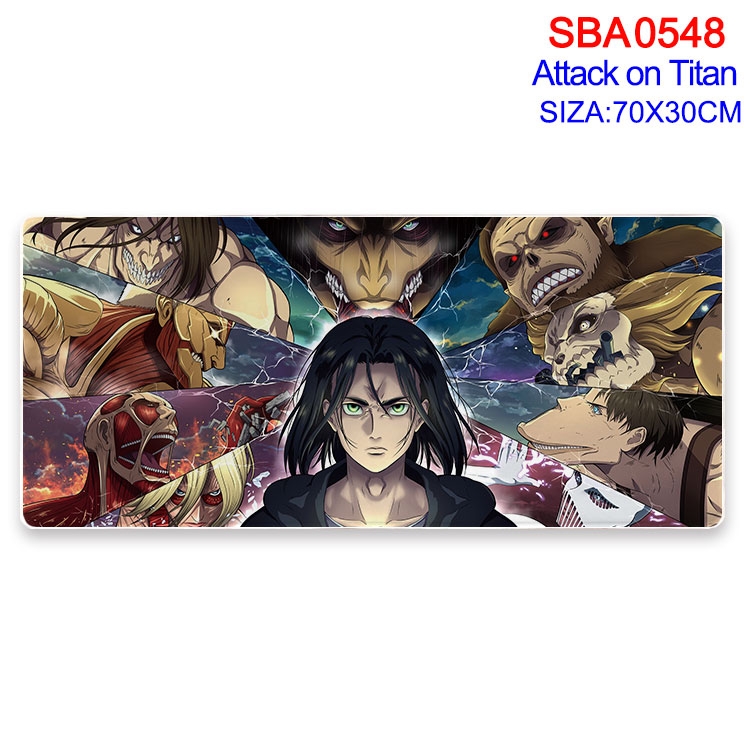 Shingeki no Kyojin Anime peripheral edge lock mouse pad 70X30cm SBA-548