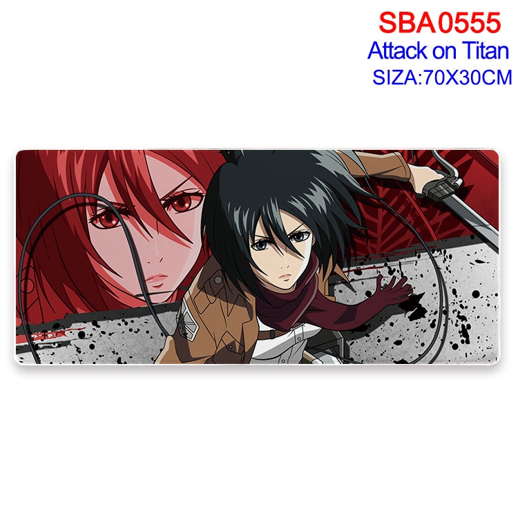 Shingeki no Kyojin Anime peripheral edge lock mouse pad 70X30cm  SBA-555
