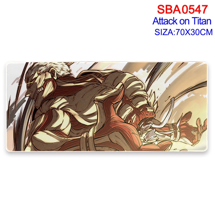 Shingeki no Kyojin Anime peripheral edge lock mouse pad 70X30cm  SBA-547