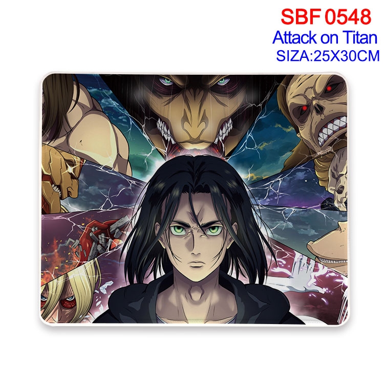 Shingeki no Kyojin Anime peripheral edge lock mouse pad 25X30cm SBF-548